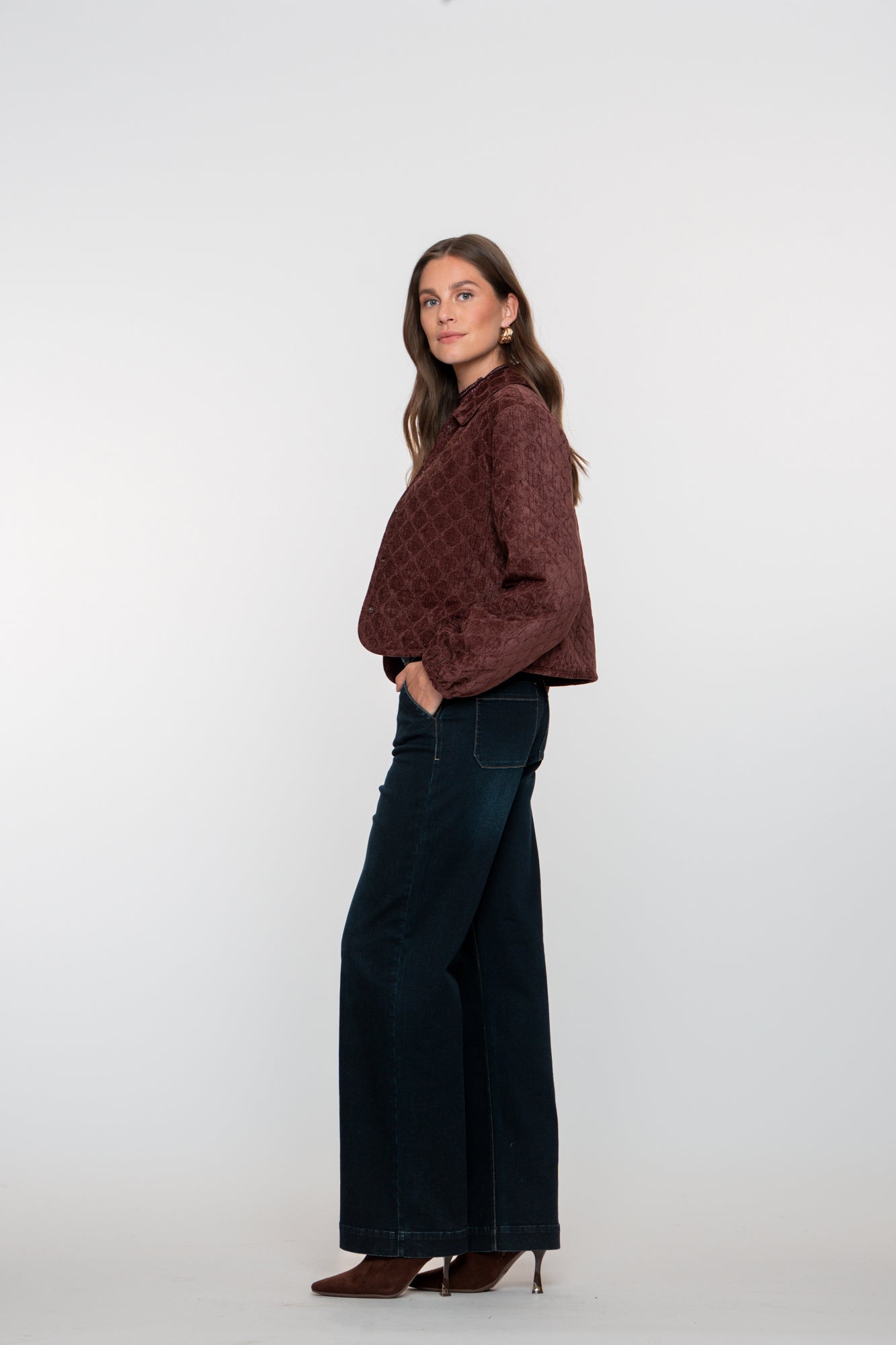 Geisha dames klassieke denim jeans