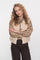 Geisha dames crèmekleurig teddy gilet met knoopsluiting