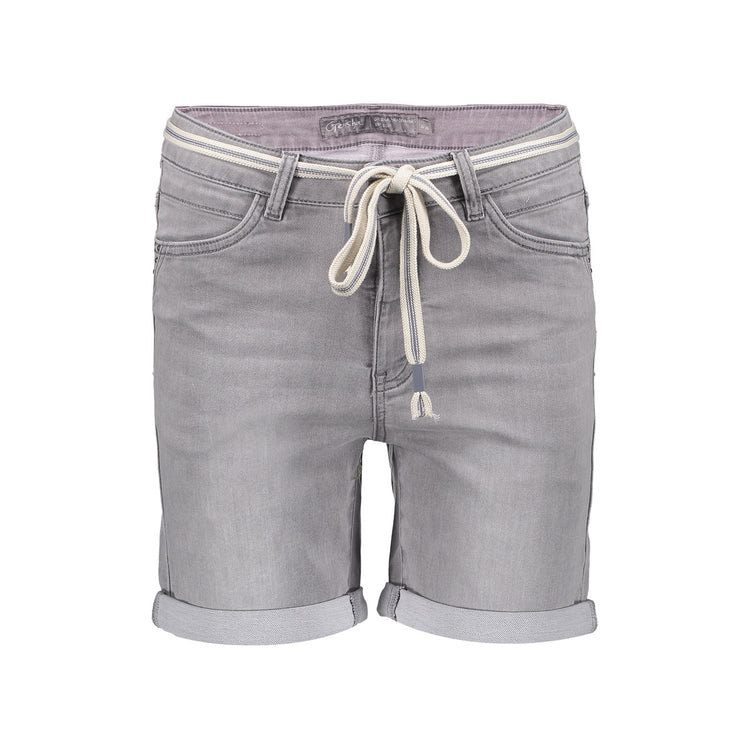 Geisha dames skinny shorts met omgeslagen broekspijpen