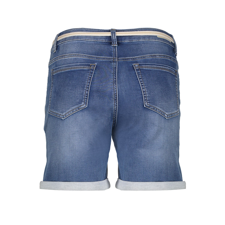 Geisha dames skinny shorts met omgeslagen broekspijpen