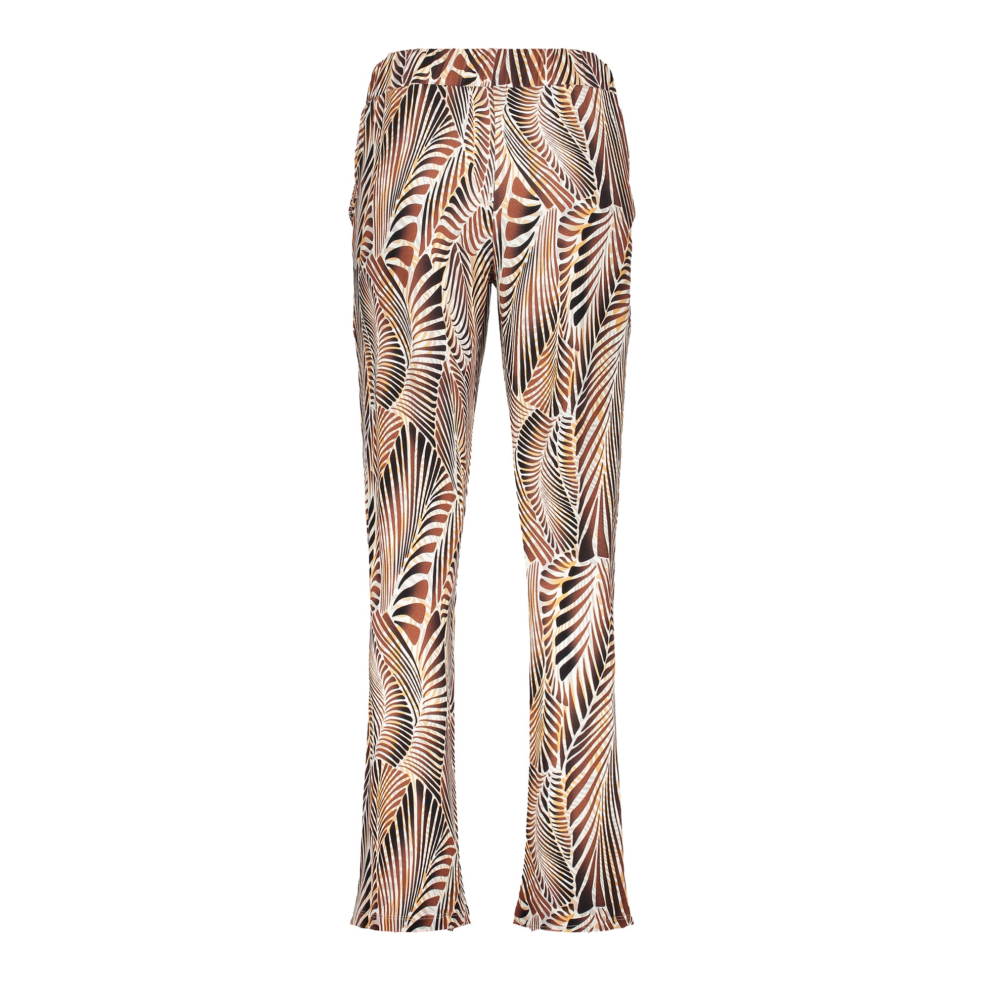 Geisha dames jersey broek met print
