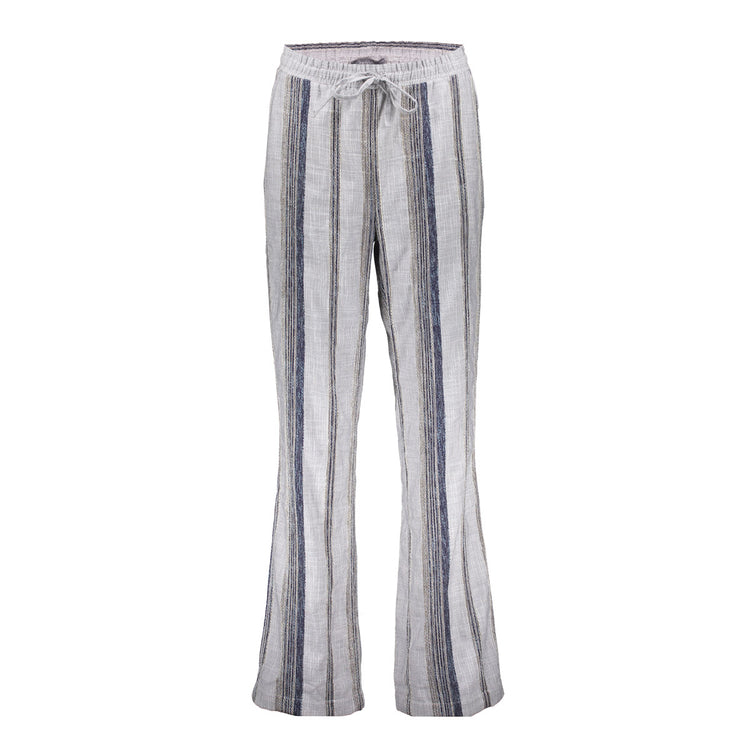 Geisha dames lurex gestreepte broek