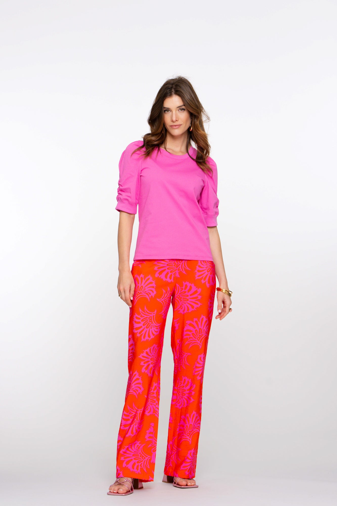 Geisha dames two tone geweven pantalon