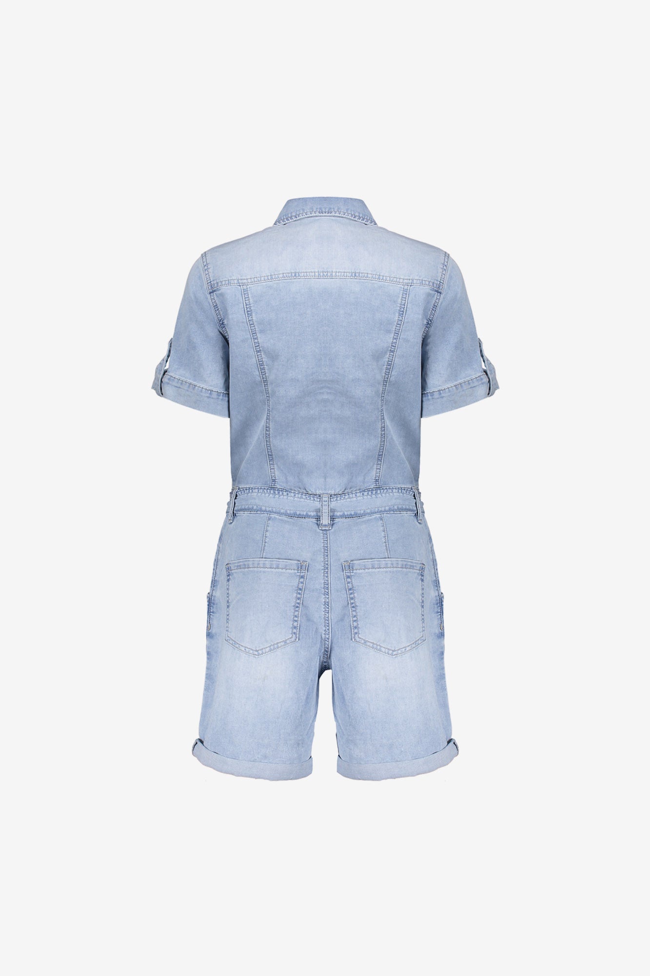 Geisha dames denim jumpsuit met regular fit