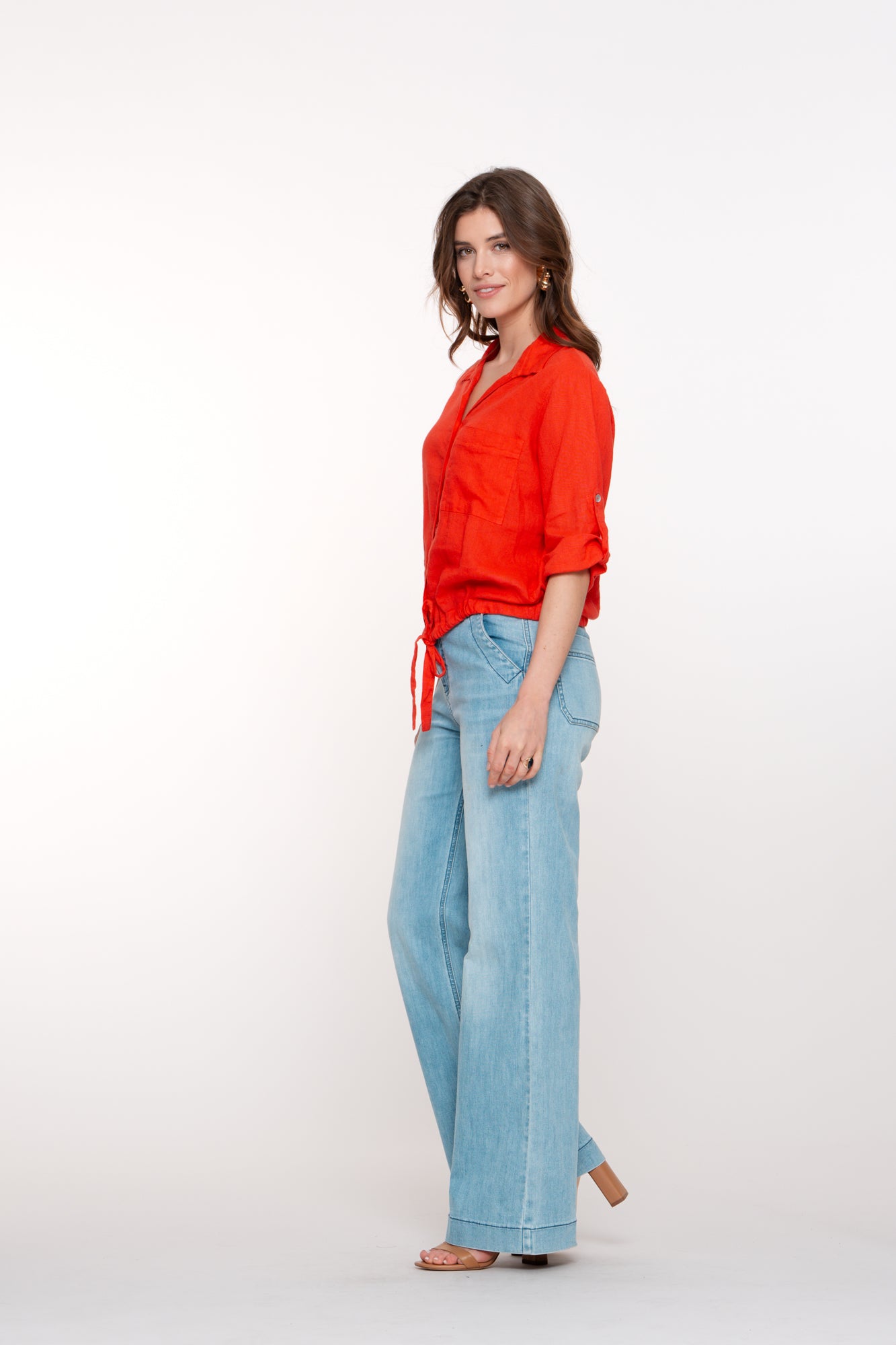 Geisha dames wide leg jeans