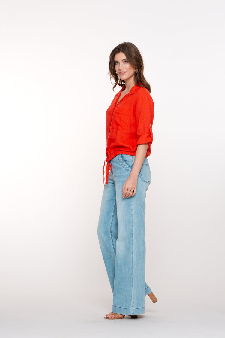 Geisha dames wide leg jeans