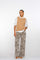 Geisha dames straight leg jeans met leopard print
