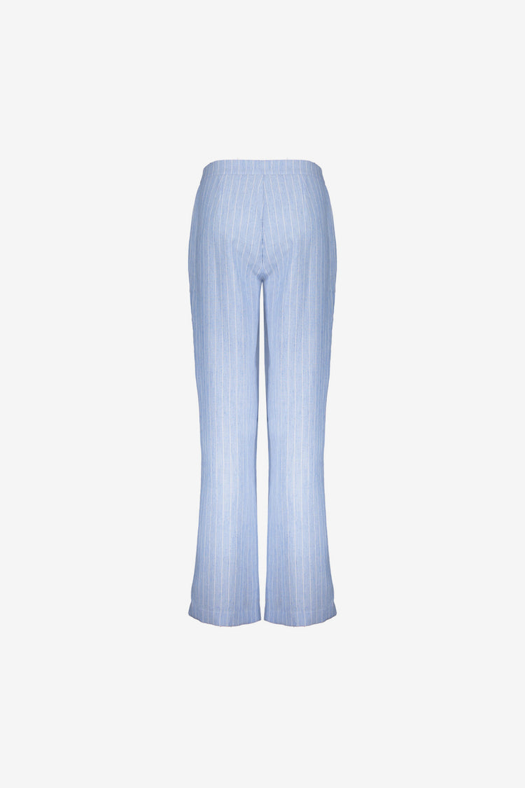Geisha dames pantalon met subtiele streepdessin