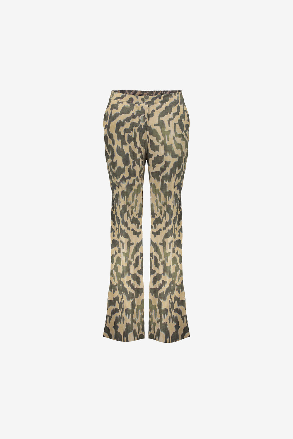 Geisha dames broek met sierlijke swirl