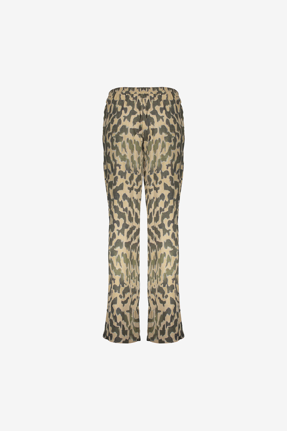Geisha dames broek met sierlijke swirl