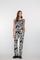 Geisha dames tricot broek met print