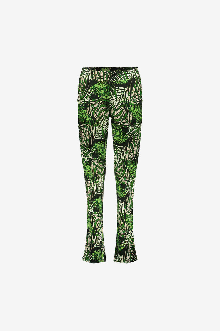 Geisha dames tricot broek met print