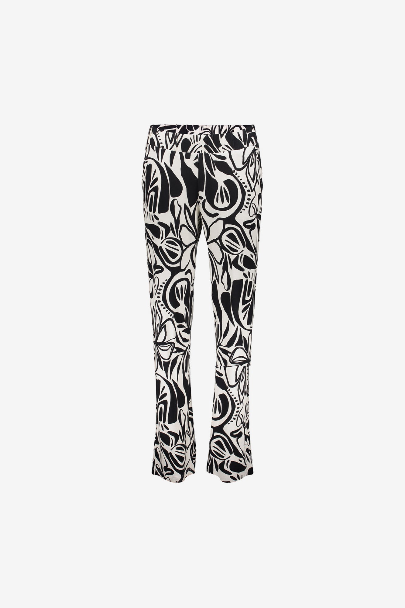 Geisha dames tricot broek met print