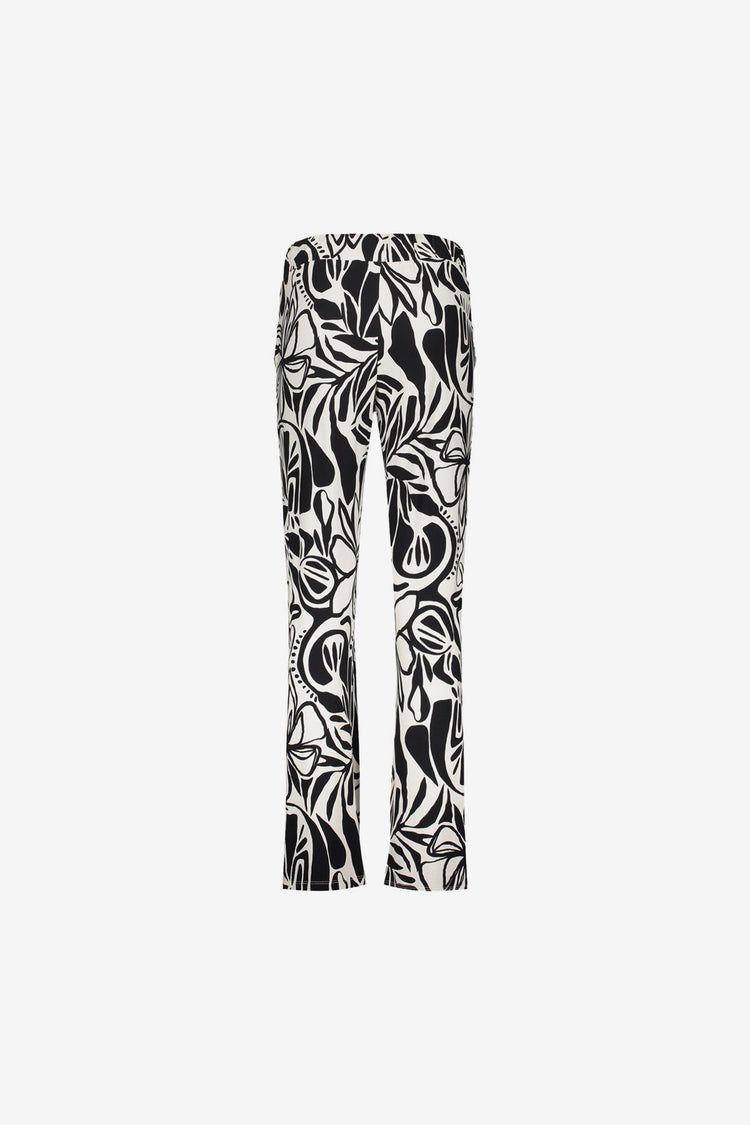 Geisha dames tricot broek met print