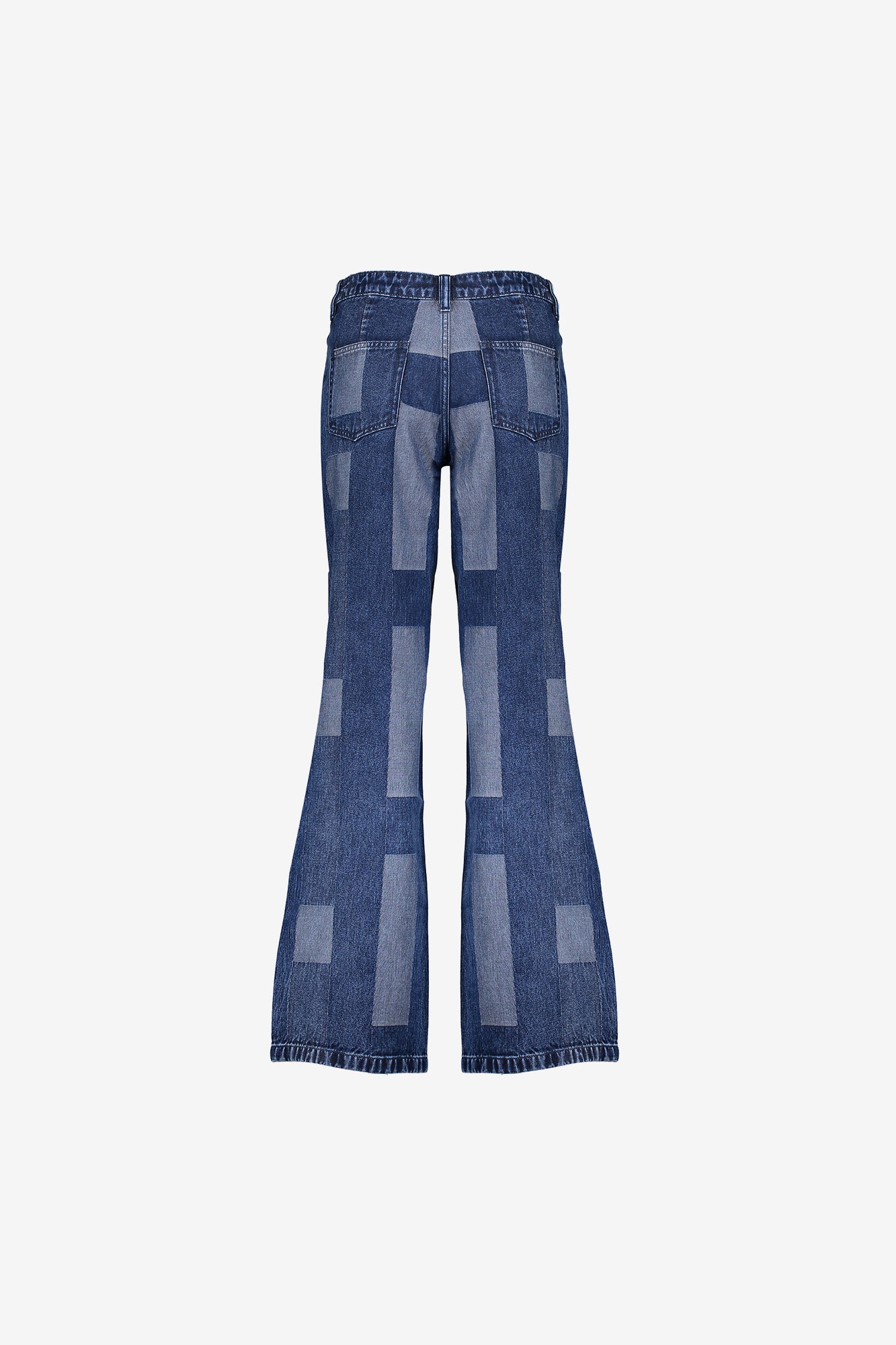 Geisha dames wide leg jeans met patchwork