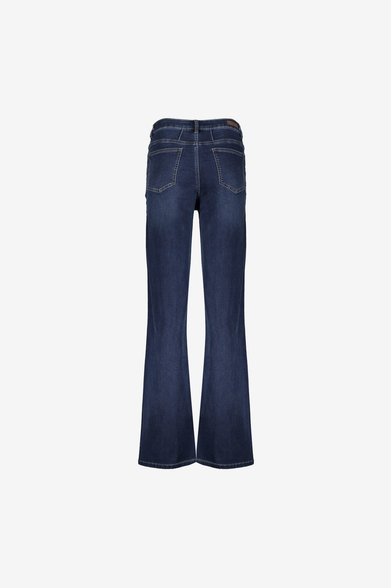 Geisha dames wide leg jeans met contrast stitching