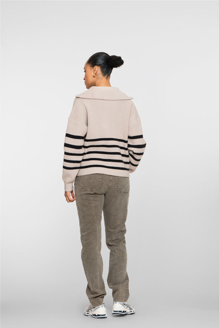 Geisha dames army flared jeans