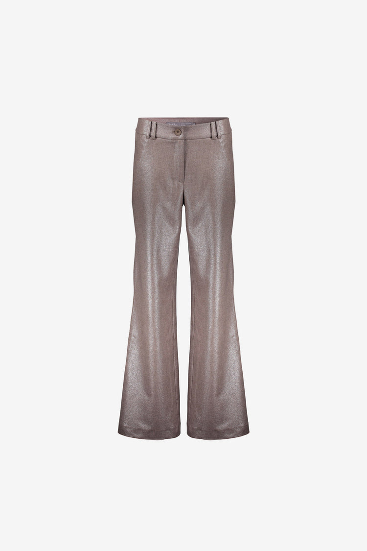 Geisha dames taupe coated jeans