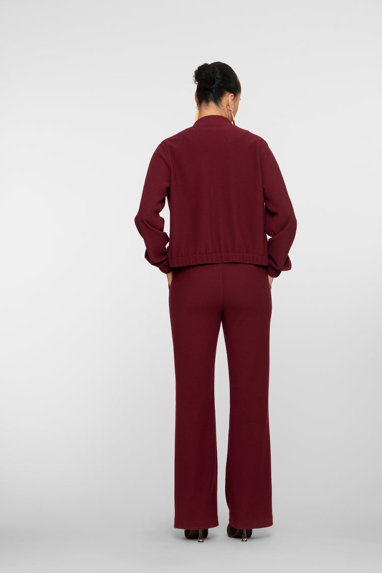 Geisha dames high waist pantalon met honeycomb