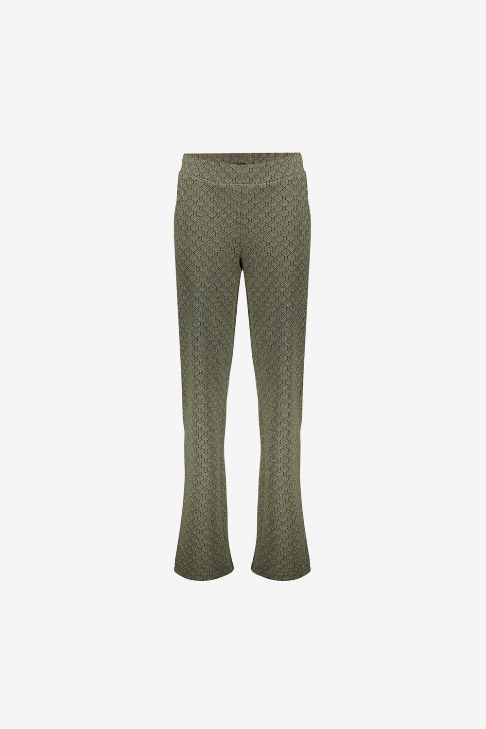 Geisha dames broek met jacquard print