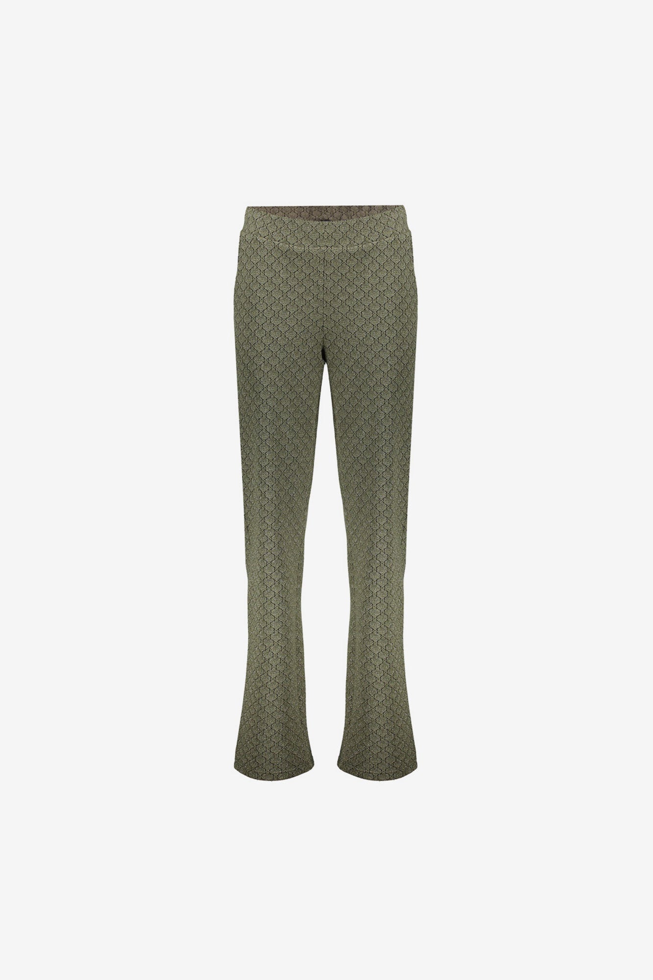 Geisha dames broek met jacquard print