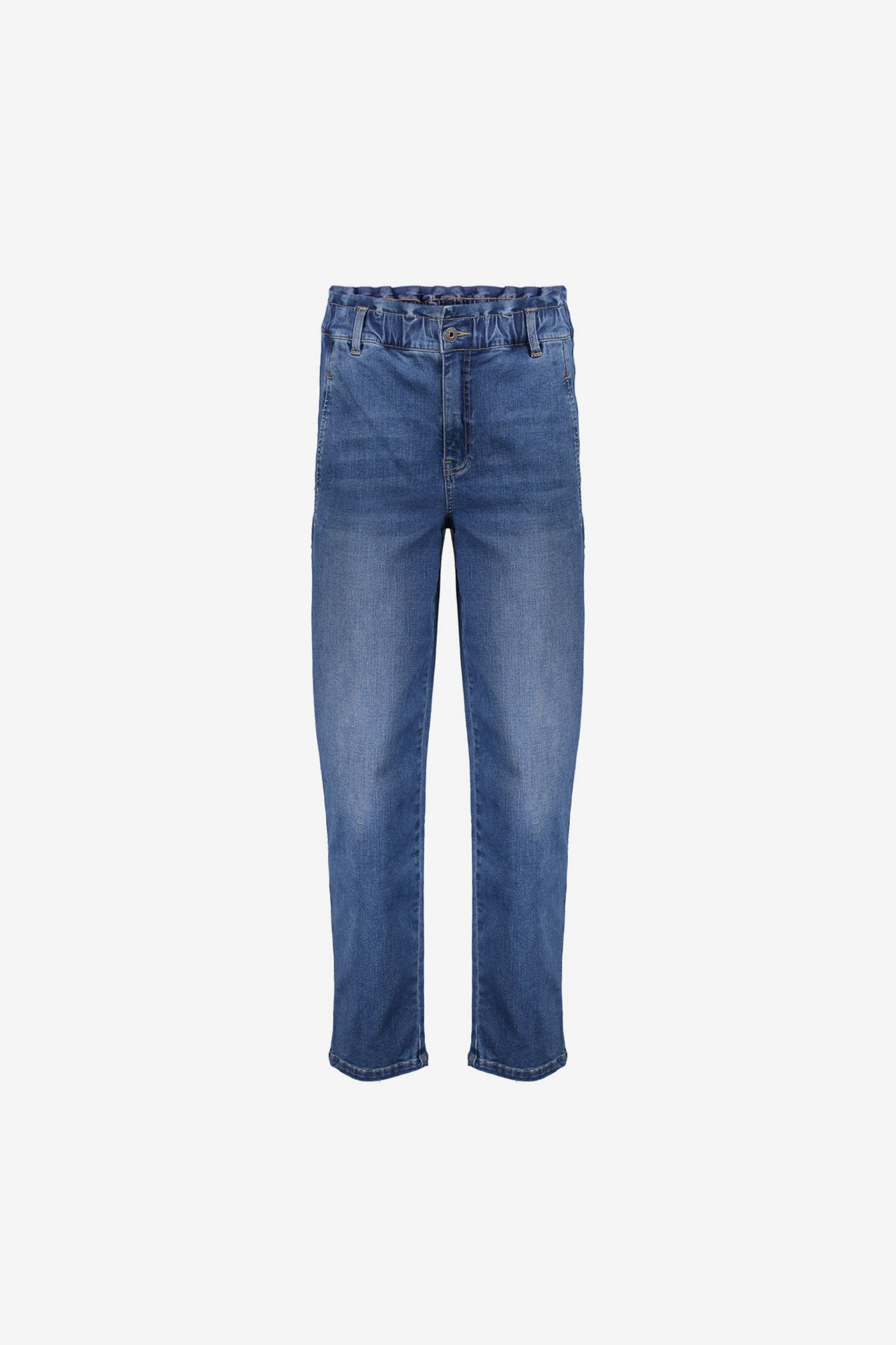 Geisha dames ruffled waistband jeans
