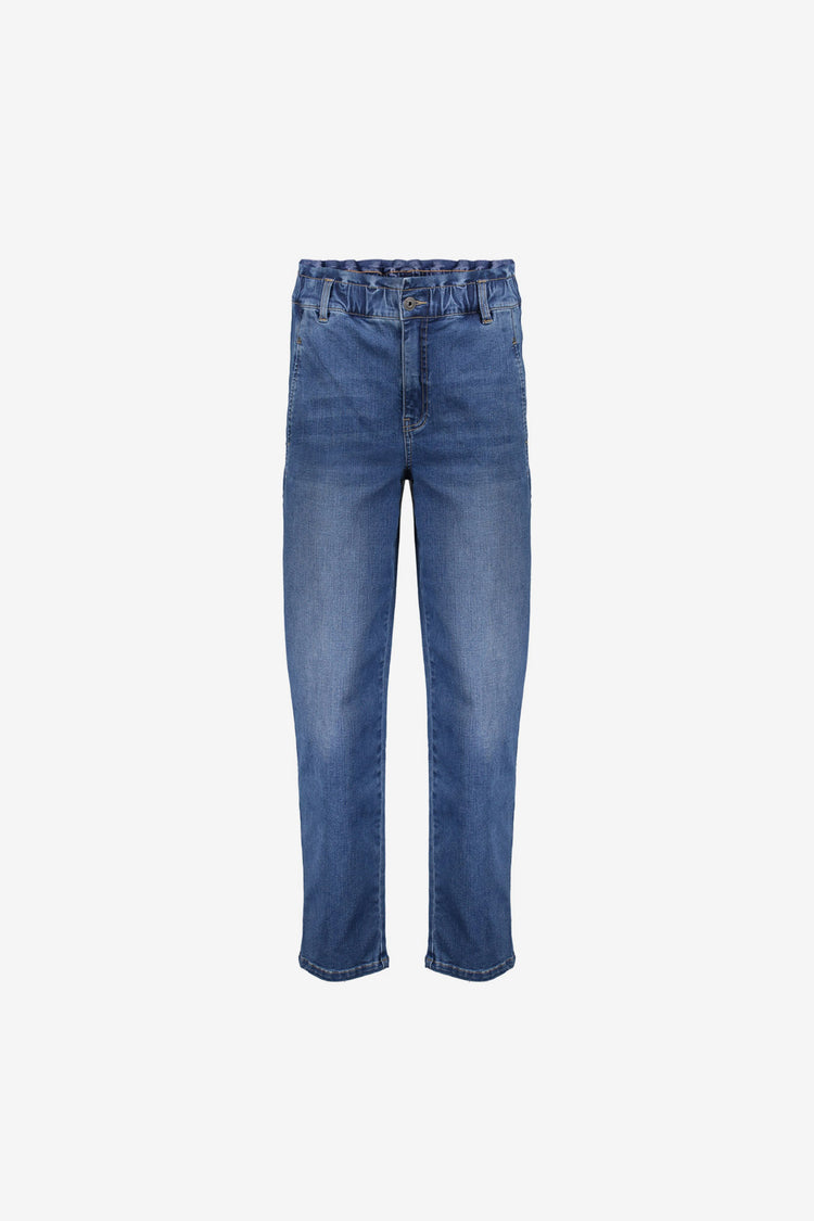 Geisha dames ruffled waistband jeans