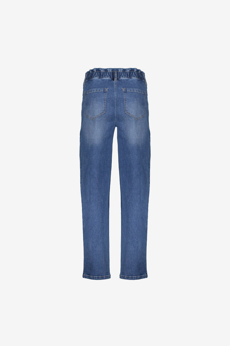 Geisha dames ruffled waistband jeans