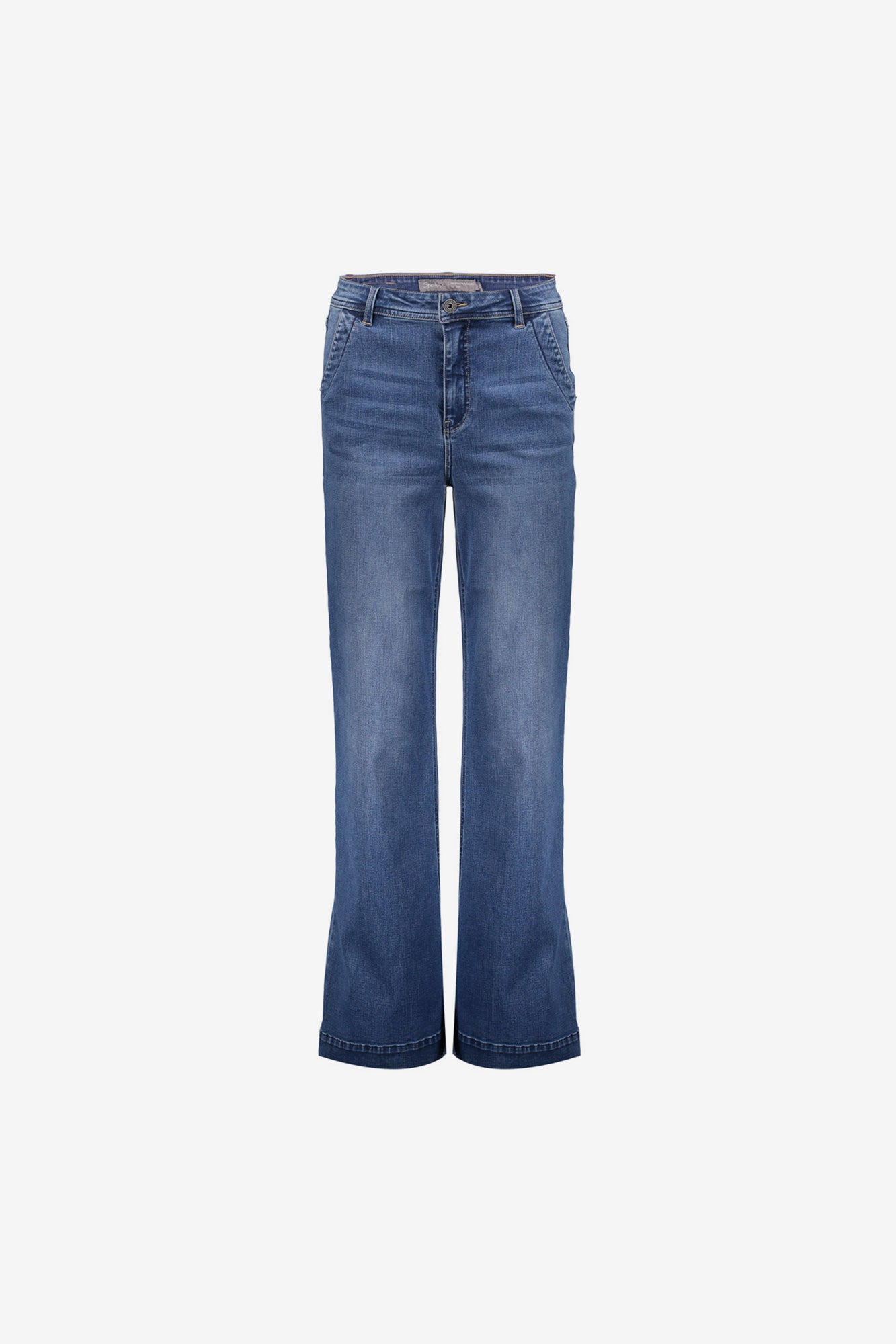 Geisha dames jeans met wijde pijp