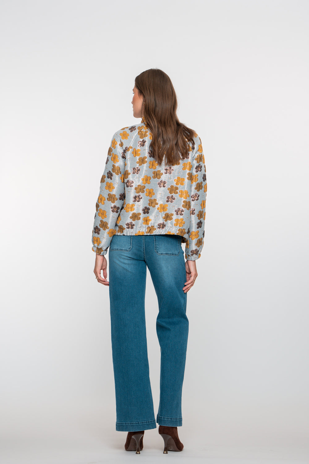 Geisha dames jeans met wijde pijp