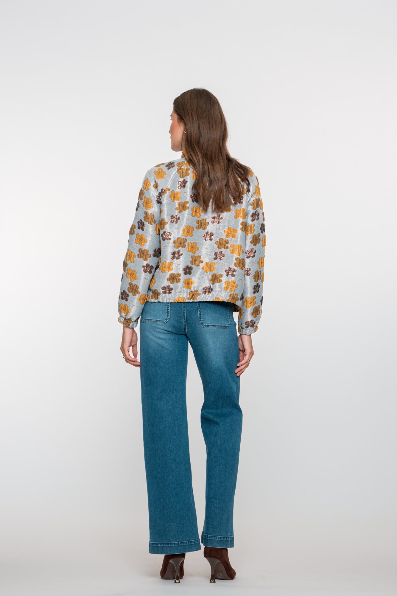 Geisha dames jeans met wijde pijp