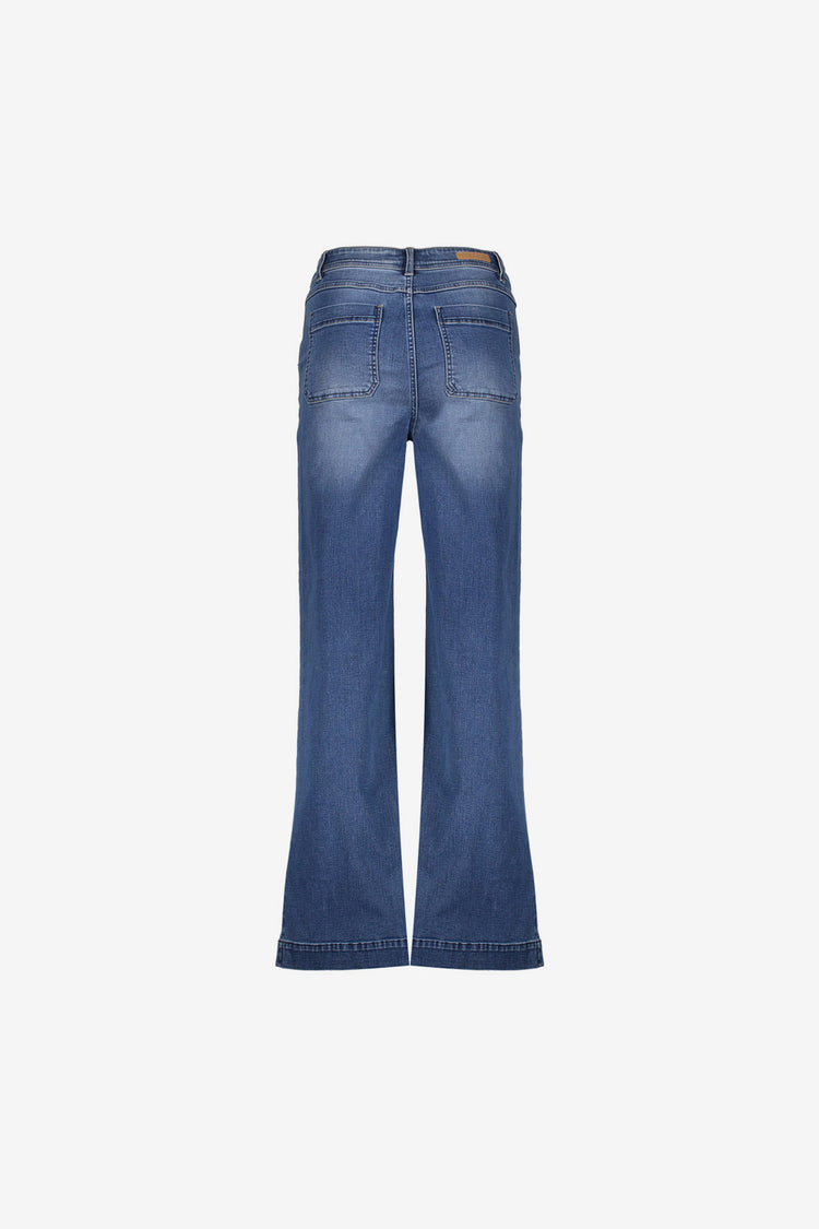 Geisha dames jeans met wijde pijp