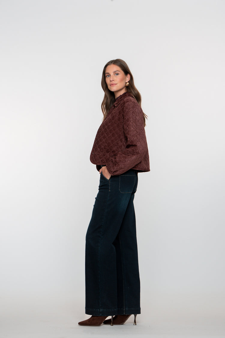 Geisha dames klassieke denim jeans