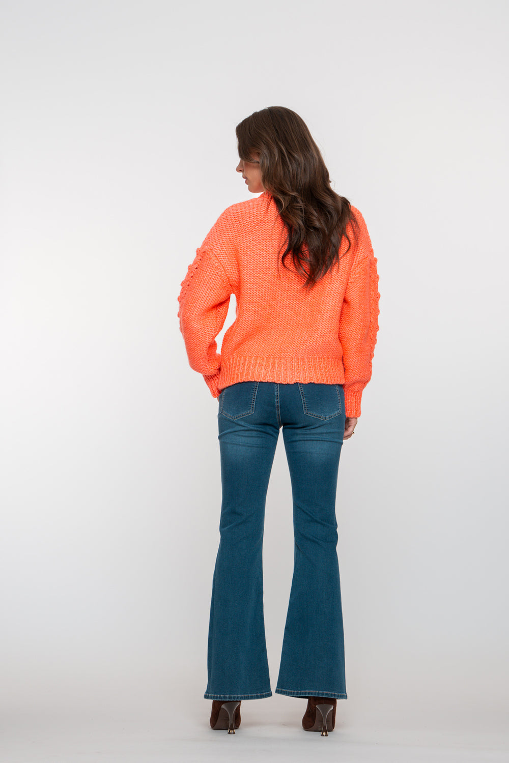 Geisha dames aangesloten flared jeans