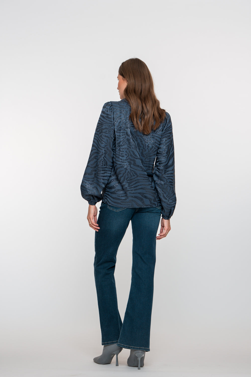 Geisha dames high waist flared jeans