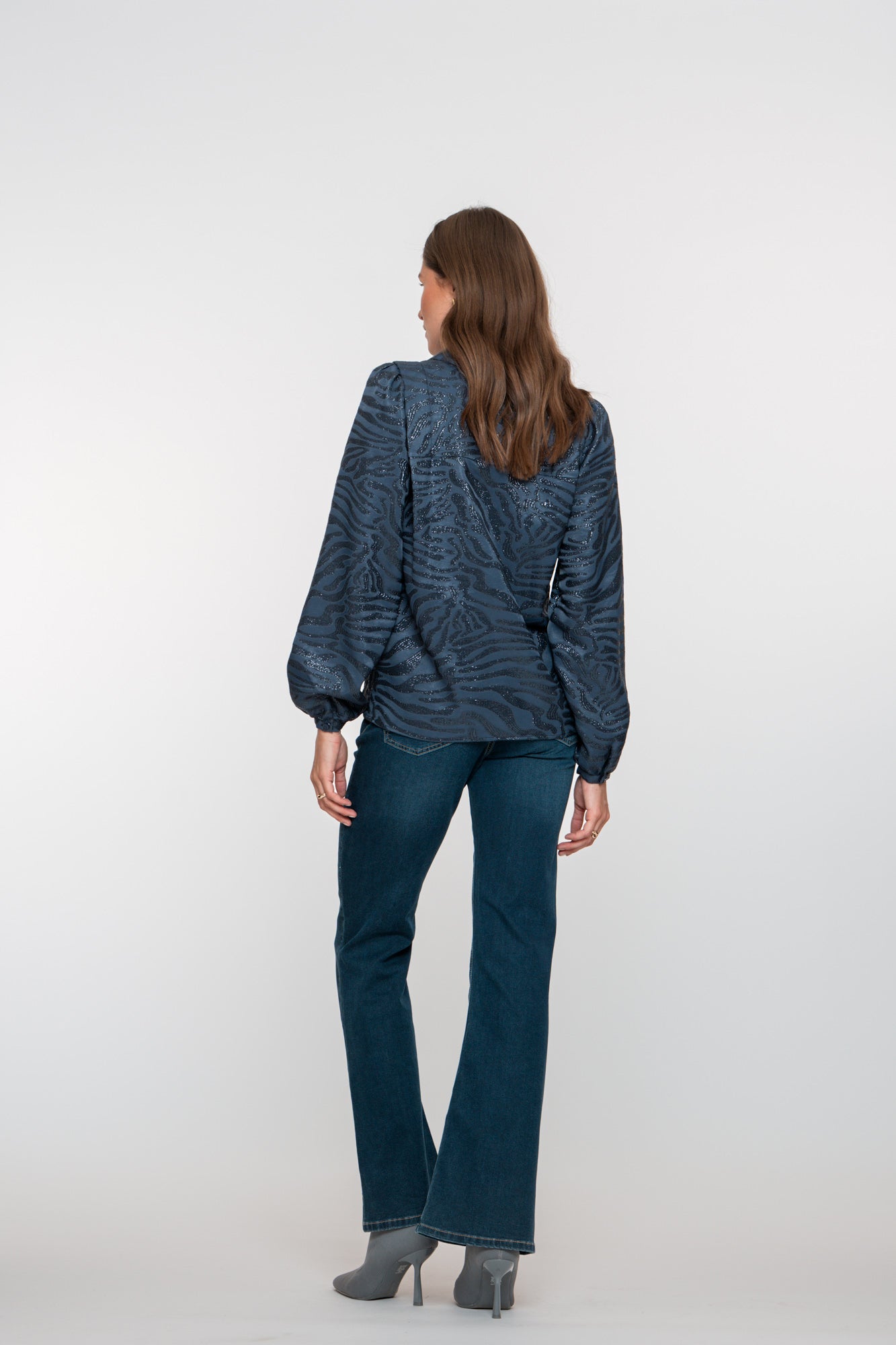 Geisha dames high waist flared jeans