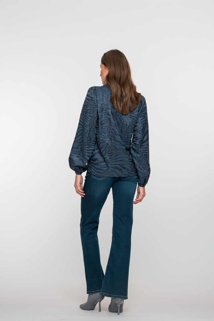 Geisha dames high waist flared jeans