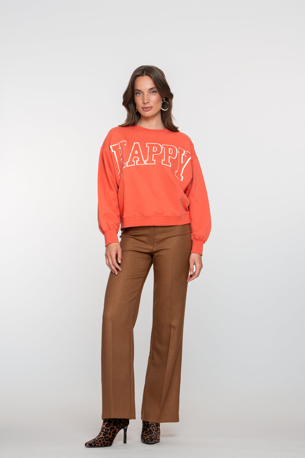 Geisha dames twill pantalon met paspelzakken