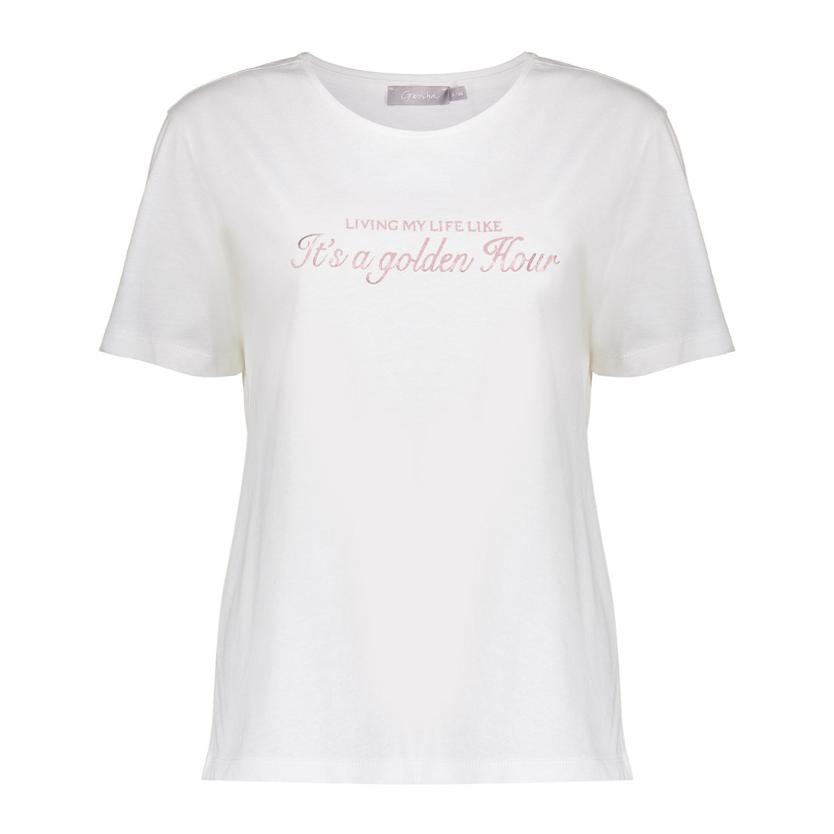 Geisha dames T-shirt 'Golden hour'