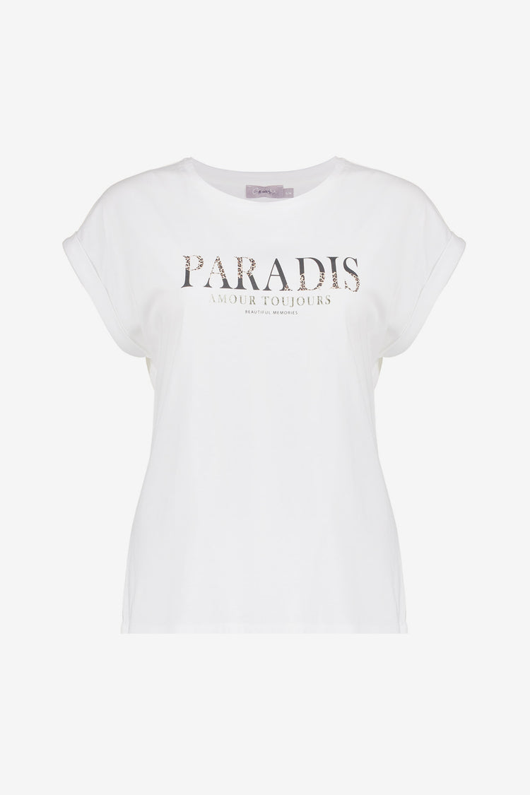 Geisha dames basic T-shirt 'Paradis'
