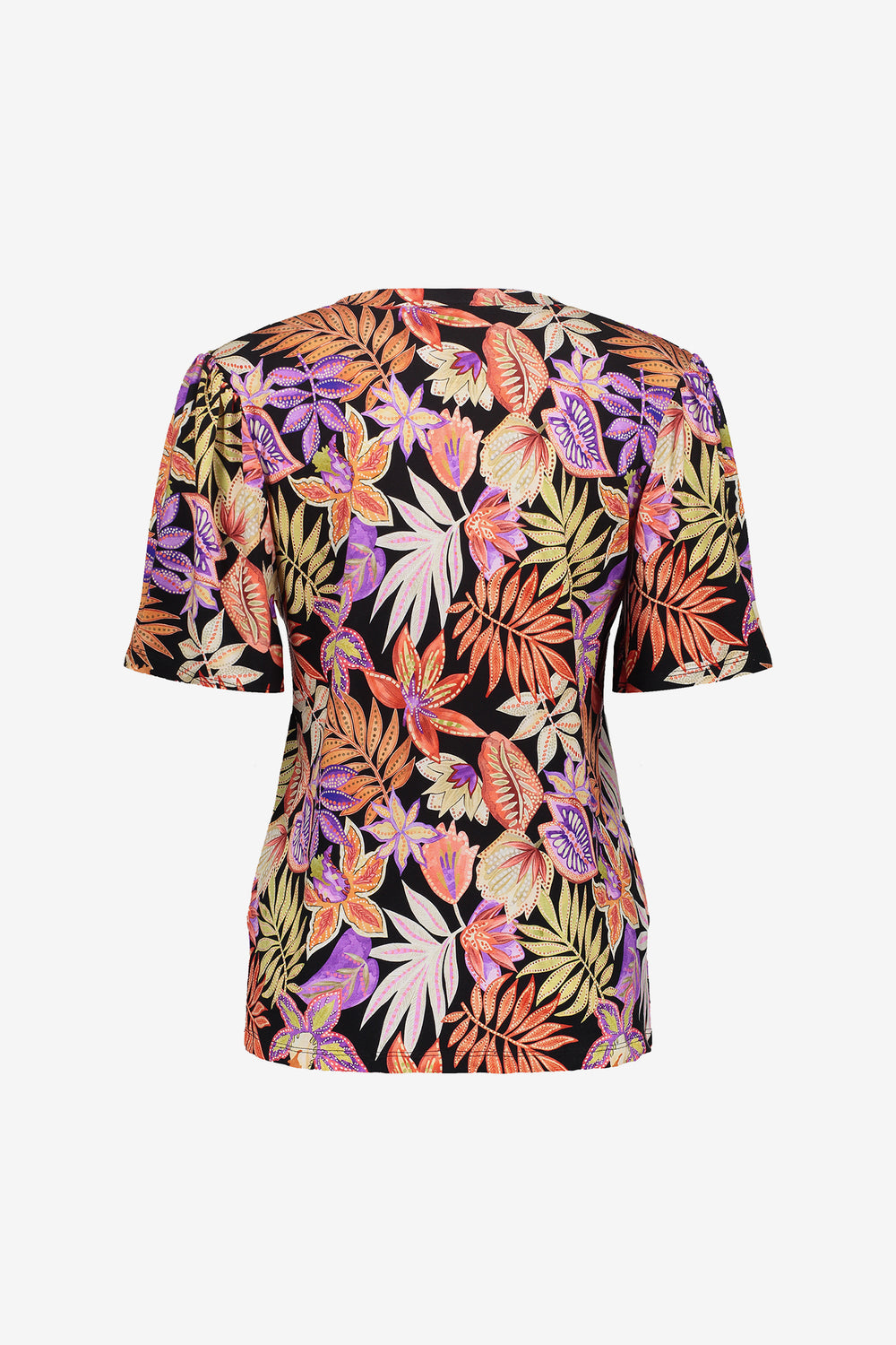 Geisha dames T-shirt met V-hals en print