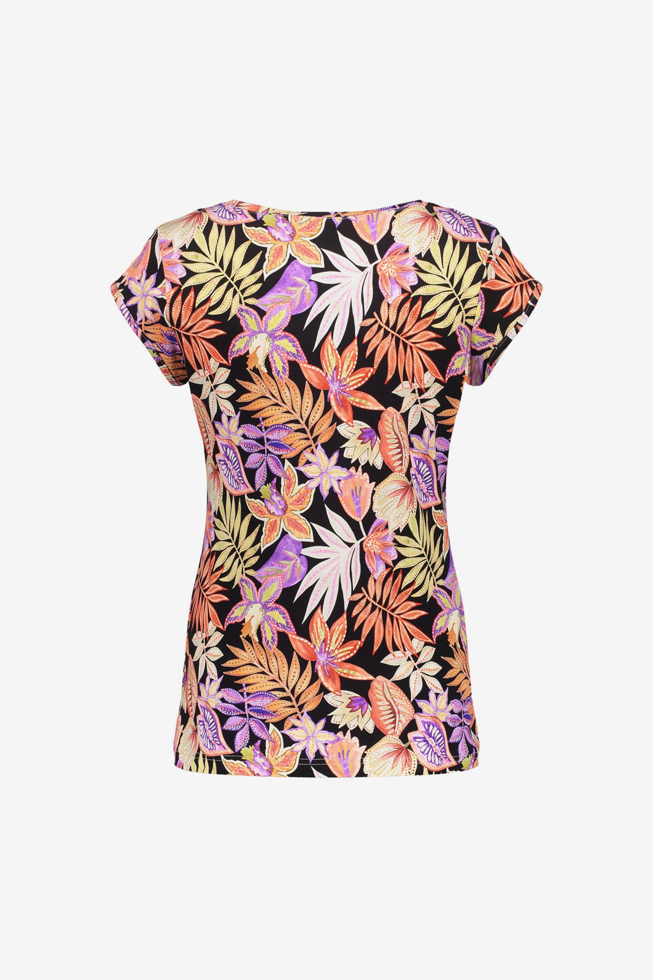 Geisha dames T-shirt met ronde hals en print