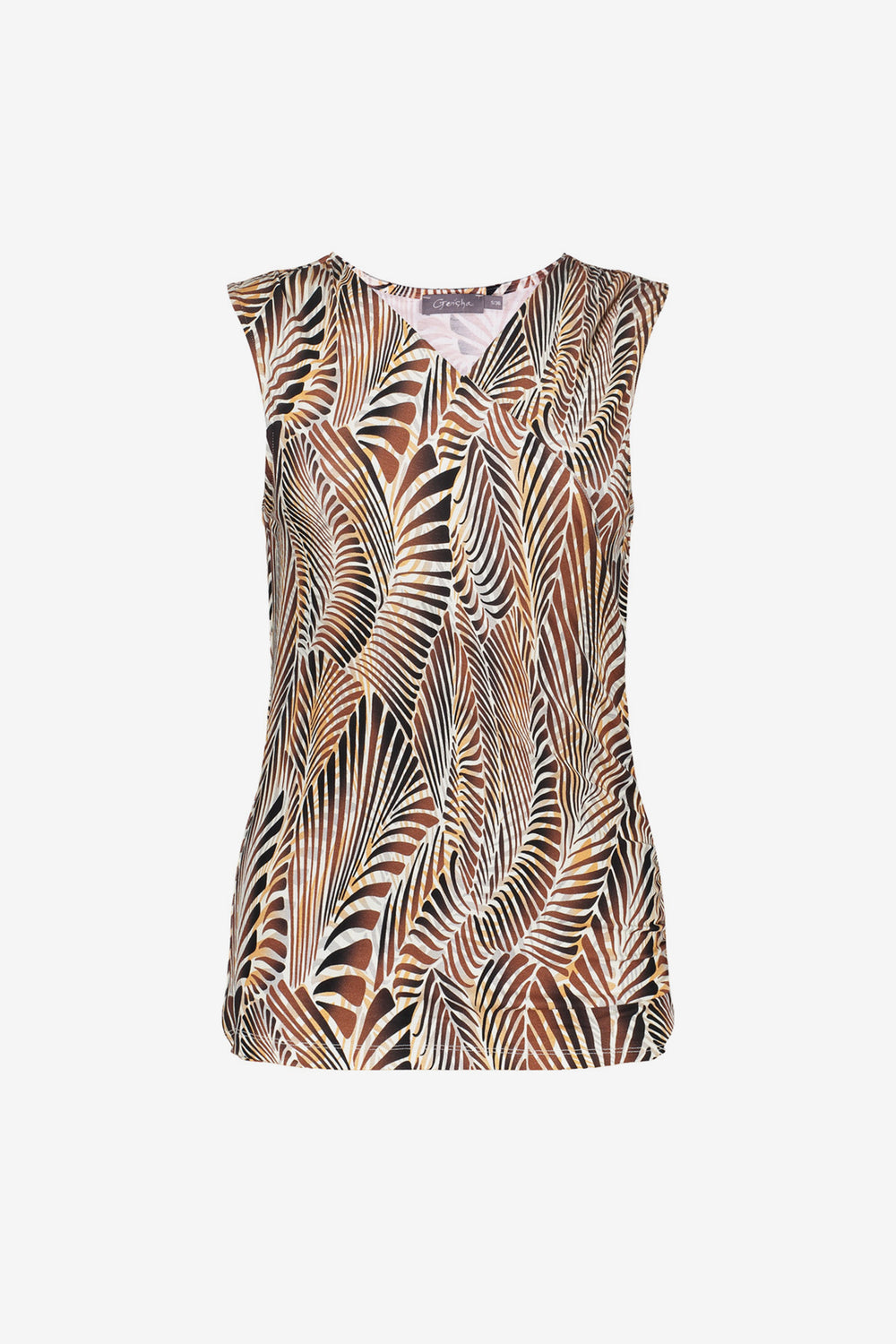 Geisha dames omslag top met print