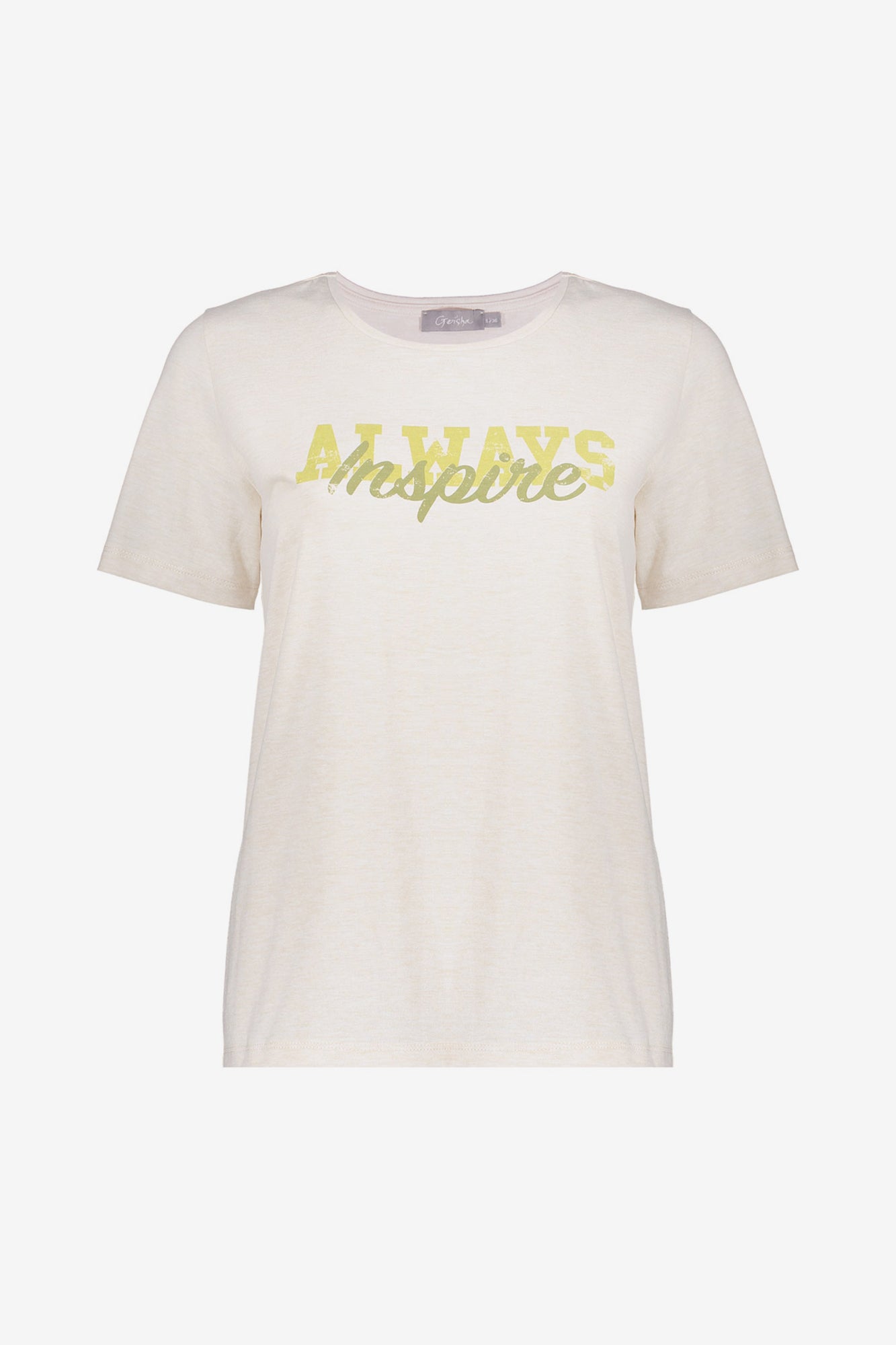 Geisha dames T-shirt 'Always Inspire'