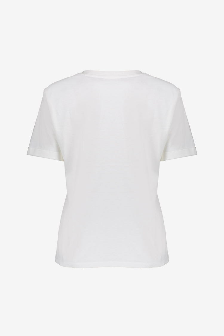 Geisha dames basic T-shirt met palm graphic