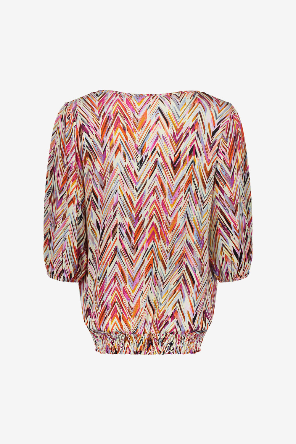 Geisha dames T-shirt met 3/4 mouwen en print