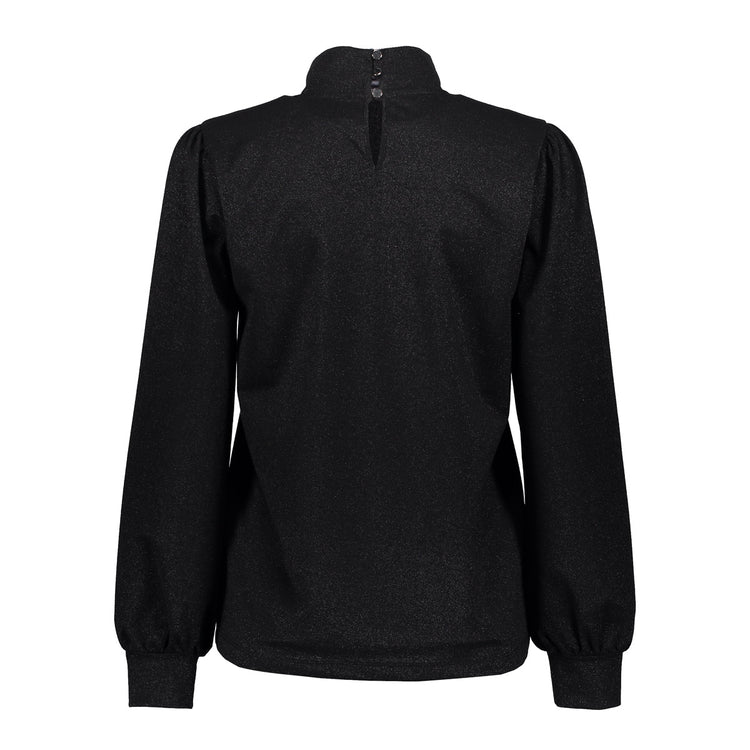 Geisha dames choker top met pofmouwen