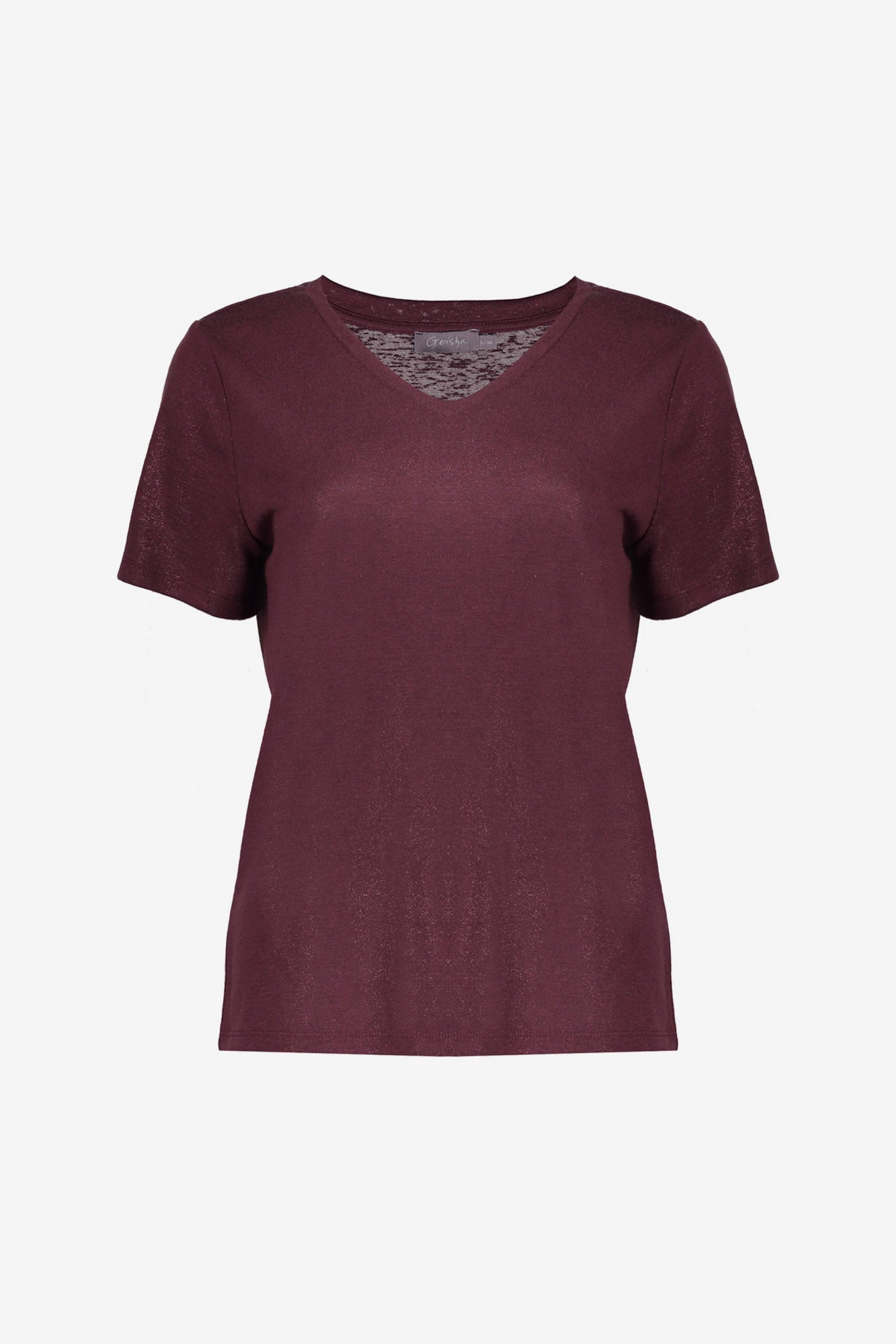 Geisha dames jersey T-shirt met foil