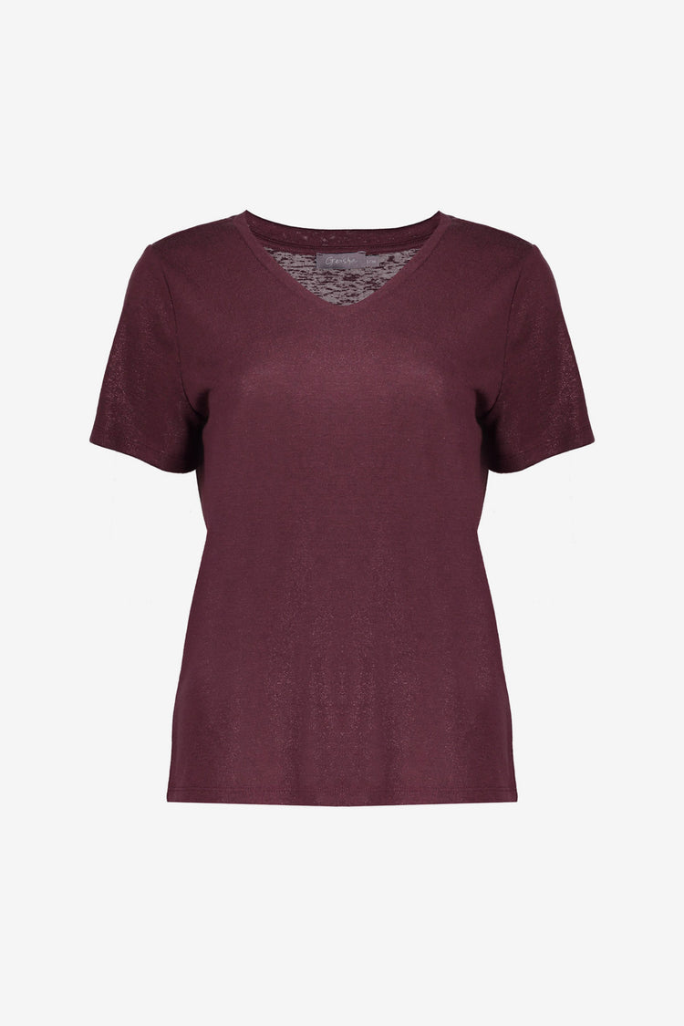 Geisha dames jersey T-shirt met foil