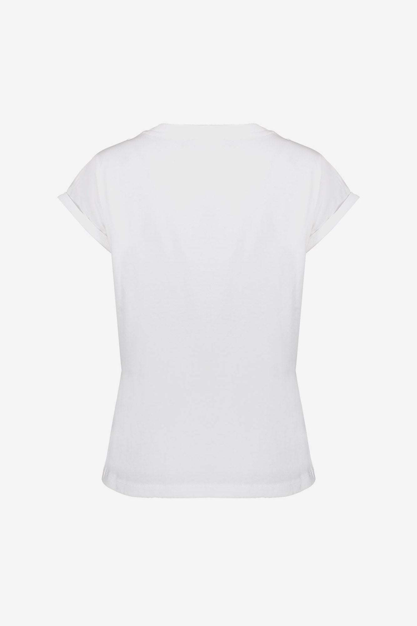 Geisha dames basic T-shirt met embrodery tekst